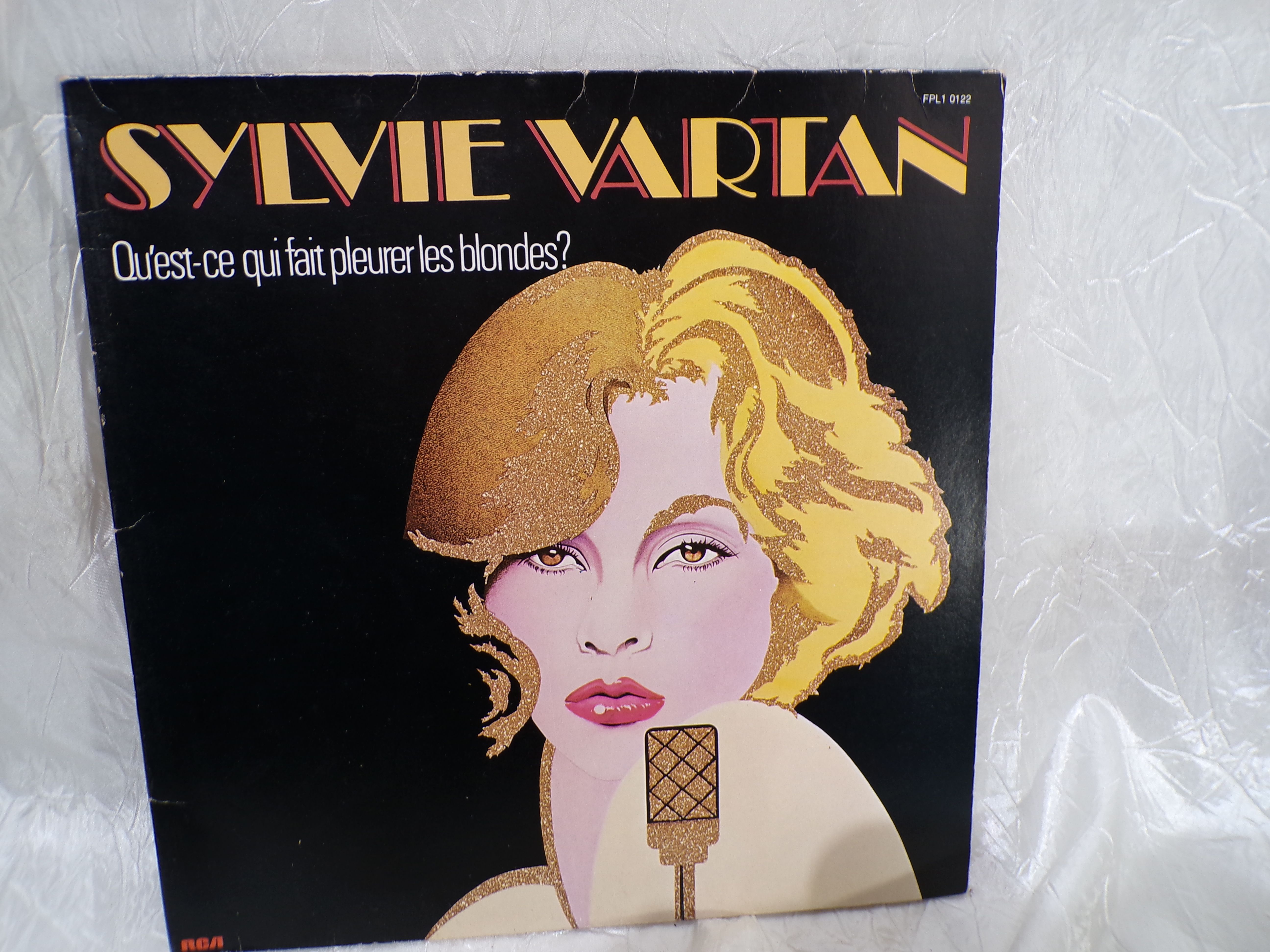 Vinyle Sylvie Vartan "Qu'est-ce qui fait pleurer les blondes ?" Très bon état - Vue 3 - 